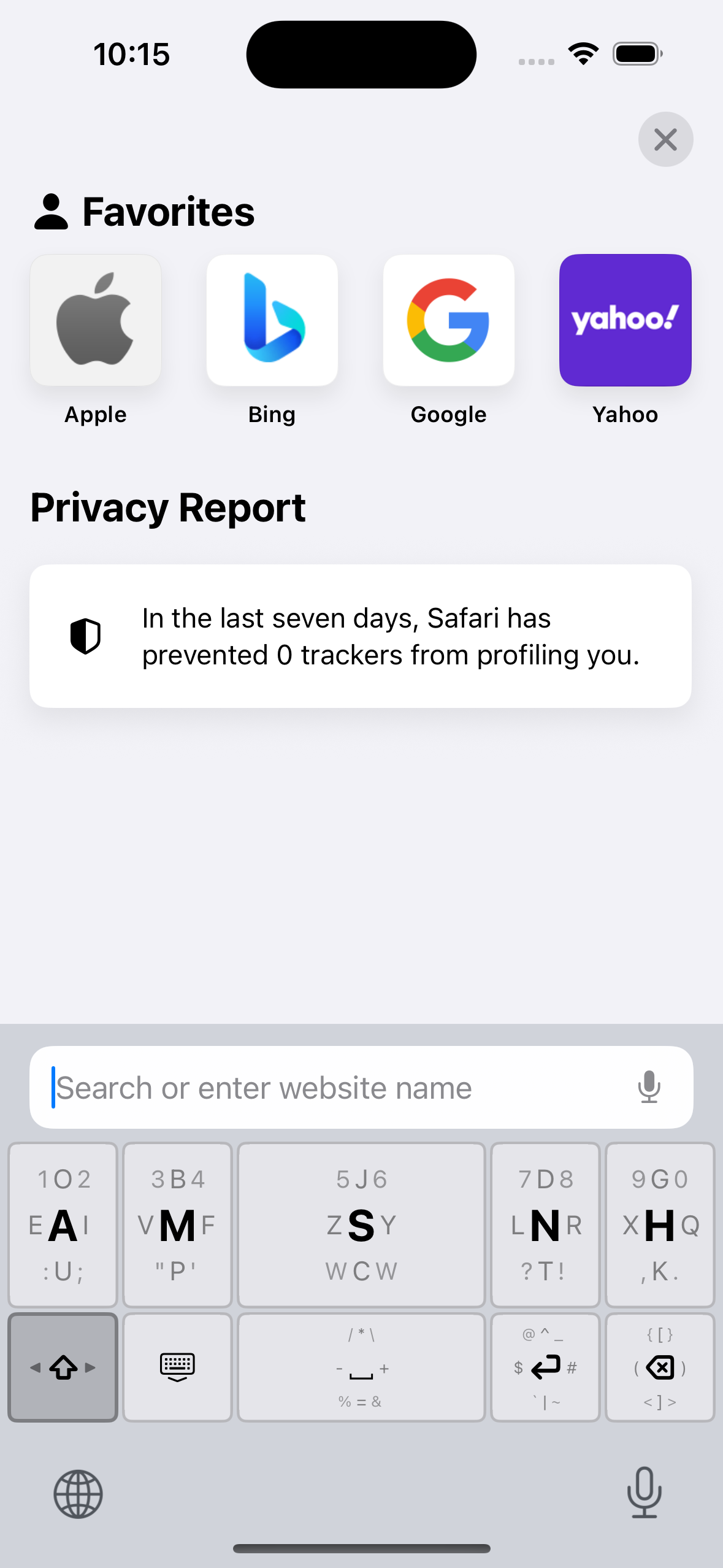 Big Thumb Keyboard on iPhone